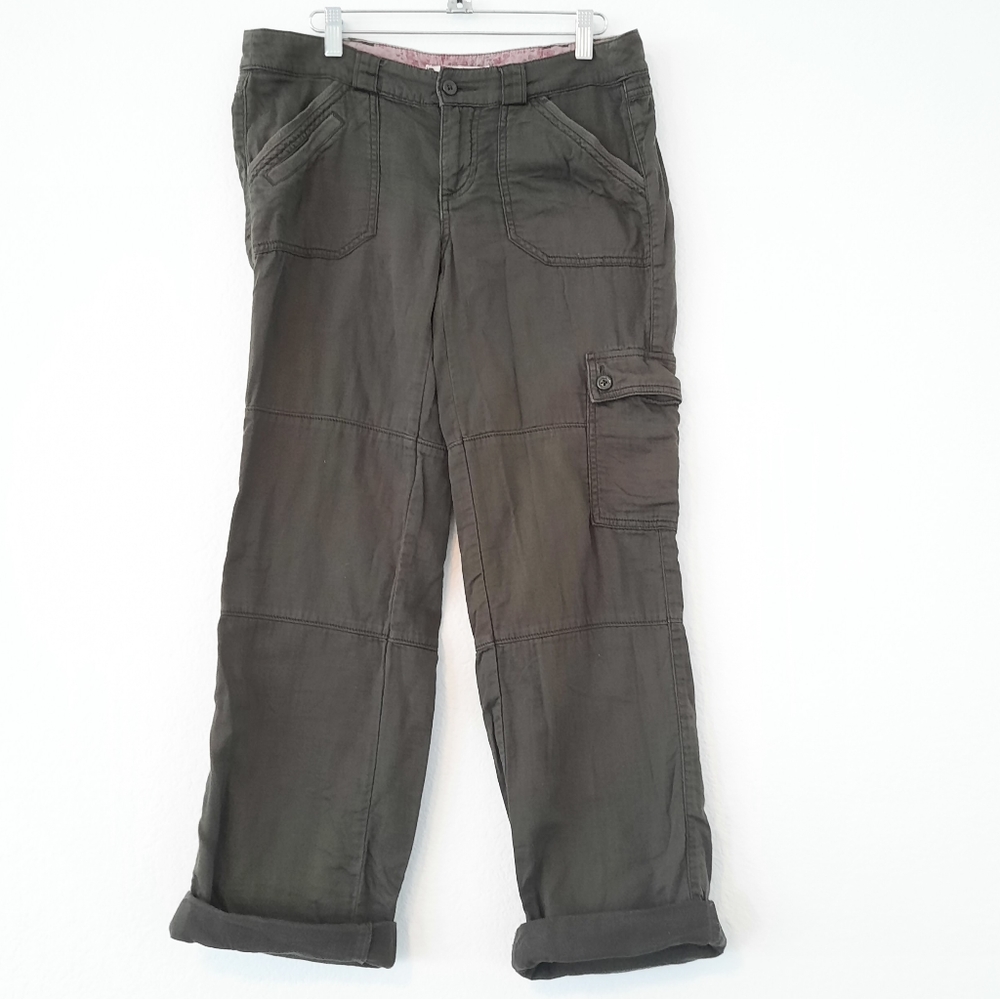 Anthropologie Hei Hei Green Cargo Pants 6